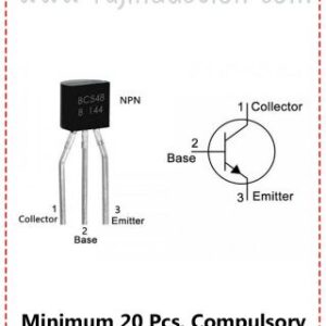 (ID-1595) BC 548 TRANSISTOR 25 PCS PRICE=