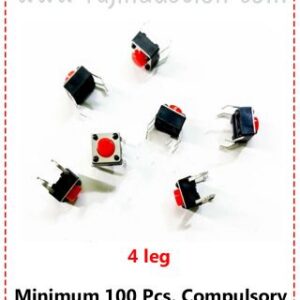 (ID-346) MICRO SWITCH 4 LEG (6X6X5H) 100 PCS PRICE=