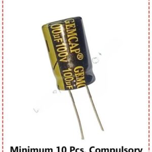 {ID - 1813} 100uf 100Volt Capacitor (New) 10 Pcs. Price =
