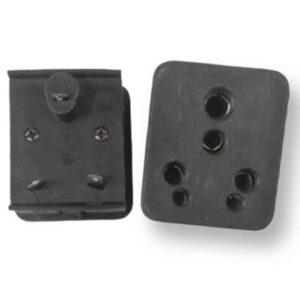 15A 6 Pin Inverter Socket Full Brass ? 2Pcs Good quality