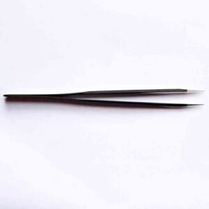 Curved Stainless Steel Tweezer for Repair