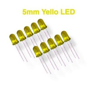 Yellow Color Round LED 5mm DIP ? 100PCs
