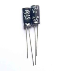 2.2uF 50V Electrolytic Capacitor ? 50PCs