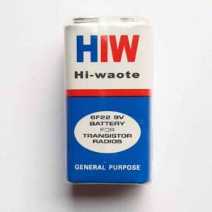 9V Battery Non Rechargeable HI-WATT