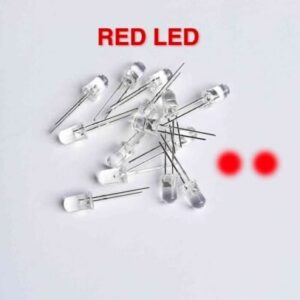 RED Color High Quality Clear Lens LED 5mm DIP ? 100PCs