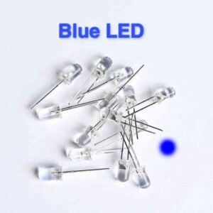 Blue Color High Quality Clear Lens LED 5mm DIP ? 100PCs